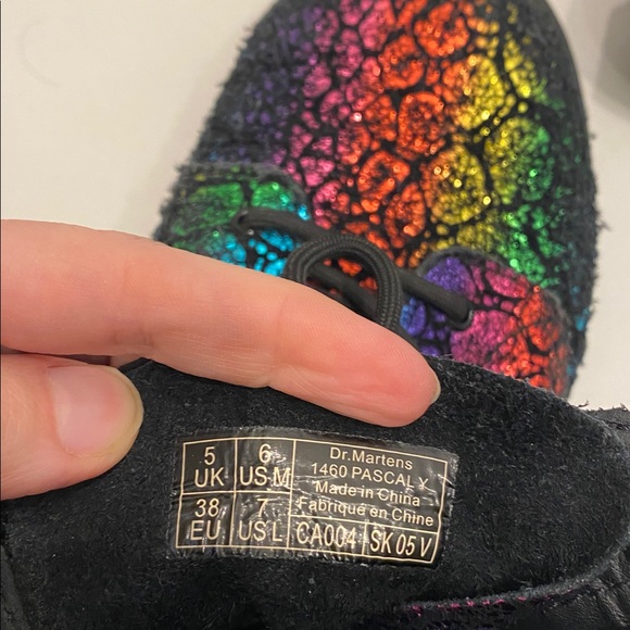 Dr Martens Pascaly Multicolour Boots Size US 7 - Picture 5 of 5